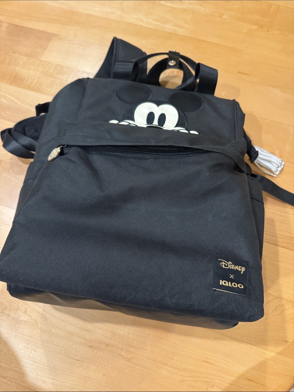Black Disney + IGLOO Mickey Mouse Backpack insulated cooler bag